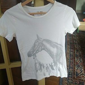 Rvca t shirt.boho horse.